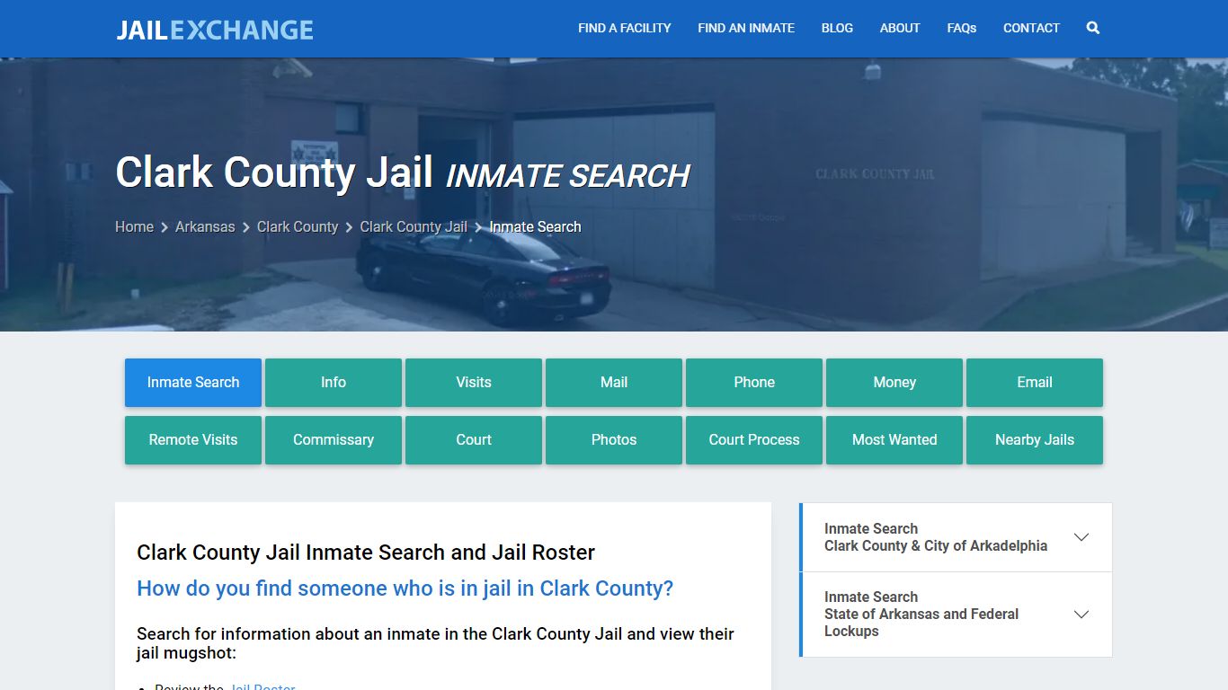 Inmate Search: Roster & Mugshots - Clark County Jail, AR