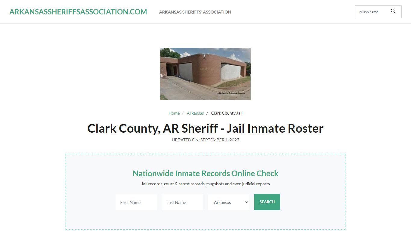 Clark County, AR Sheriff - Jail Inmate Roster